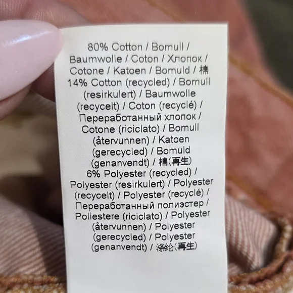 🆕️ GANNI Pink Yarn-Dyed Straight Jeans - Picture 12 of 14